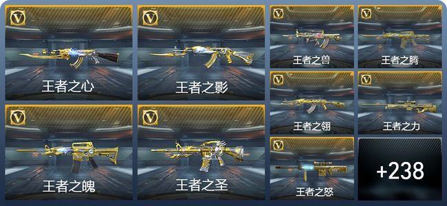 穿越火线：枪战王者V9 38王者武器 258英雄武器 10英雄角色 572万化 传奇