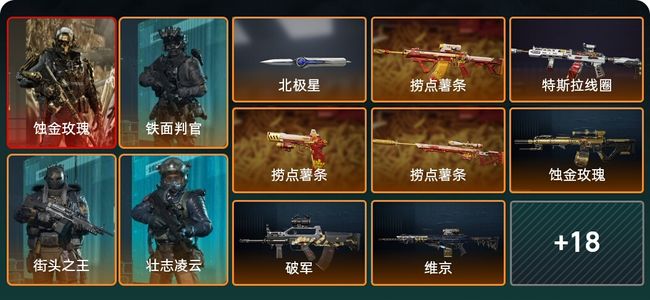 三角洲行动总资产49.6M 6干员外观 1传说近战 25传说枪械 黑鹰