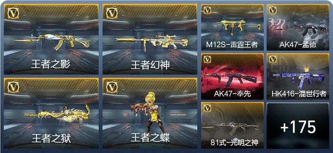 穿越火线：枪战王者V7 14王者武器 184英雄武器 5英雄角色 311万化 专家S