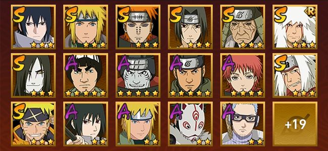 火影忍者V5 9S忍 27A忍 126忍 1265S碎片 14通灵 600W战力 前1000名 中忍