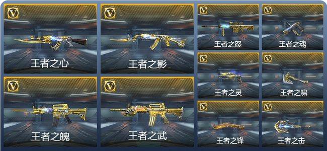穿越火线：枪战王者V9 15王者武器 353英雄武器 专家S