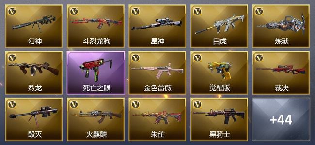 穿越火线（CF）4王者武器 56V武器 2V角色 14皮肤 可排位 枪王