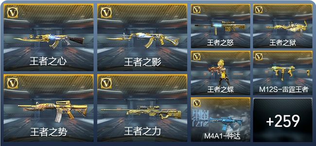 穿越火线：枪战王者V8 23王者武器 268英雄武器 8英雄角色 616万化 枪王S