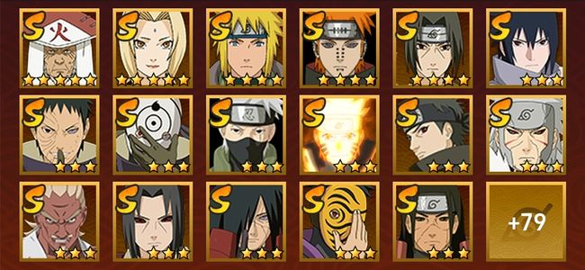 火影忍者V12 40S忍 56A忍 286忍 5716S碎片 24通灵 2000W战力 前100名 中忍