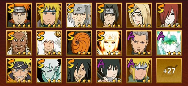 火影忍者V11 13S忍 31A忍 135忍 1624S碎片 16通灵 600W战力 影级