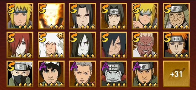 火影忍者V10 13S忍 35A忍 183忍 1739S碎片 17通灵 800W战力 超影