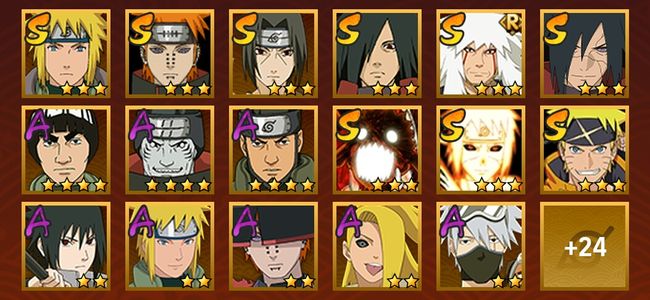 火影忍者V9 9S忍 32A忍 138忍 1265S碎片 15通灵 500W战力 上忍