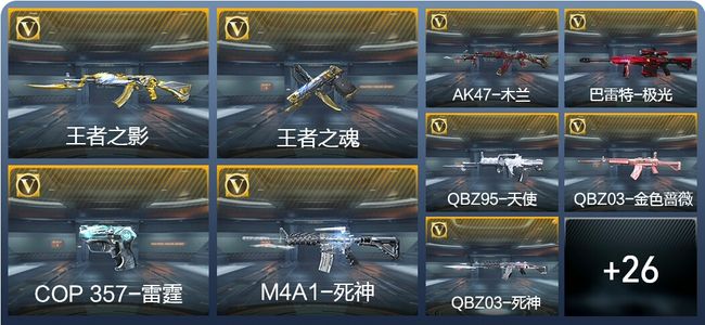 穿越火线：枪战王者2王者武器 39英雄武器 专家S