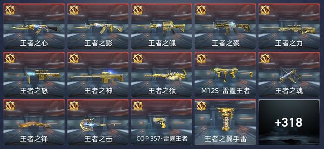 穿越火线：枪战王者V9 24王者 321英雄武器 11英雄角色 671万化 新锐