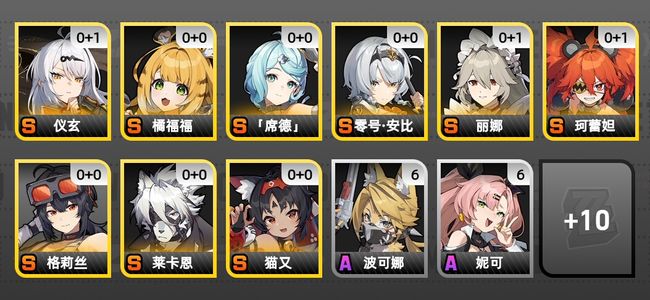 绝区零14黄 9角色黄 9S角色 5S音擎 3S邦布 女主 51