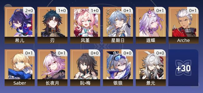 崩坏：星穹铁道46黄 28角色黄 18光锥黄 20五星角色 10五星光锥 70级 女主