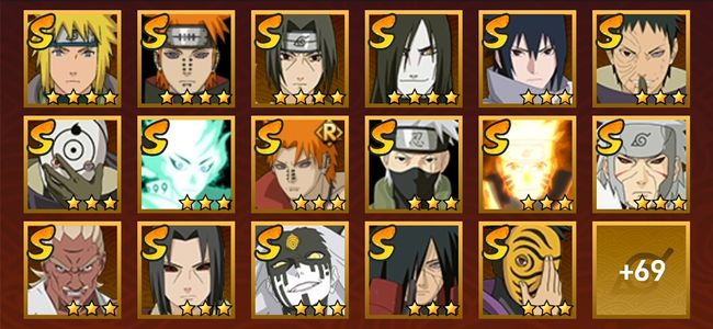 火影忍者V12 35S忍 51A忍 268忍 4641S碎片 20通灵 1000W战力 前500名 中忍