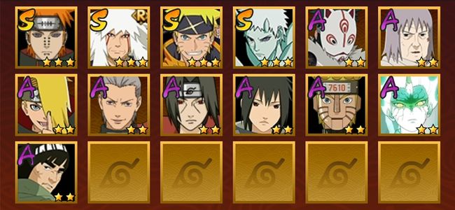 火影忍者V3 4S忍 9A忍 51忍 429S碎片 9通灵 100W战力 暗部