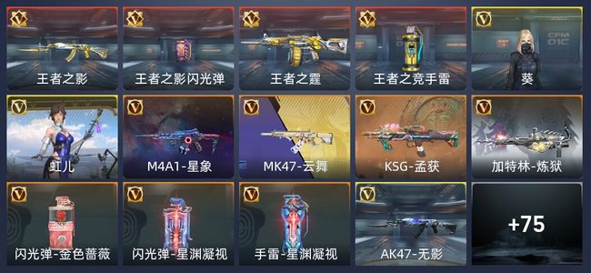 穿越火线：枪战王者V6 4王者 87英雄武器 2英雄角色 140万化 专家S