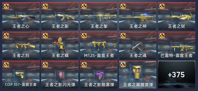 穿越火线：枪战王者V8 28王者 377英雄武器 12英雄角色 579万化 大师S