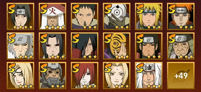 火影忍者V11 22S忍 44A忍 217忍 3060S碎片 20通灵 1000W战力 前500名 中忍