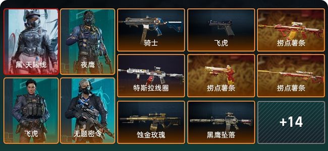 三角洲行动总资产167.9M 4干员外观 22传说枪械 三角洲巅峰