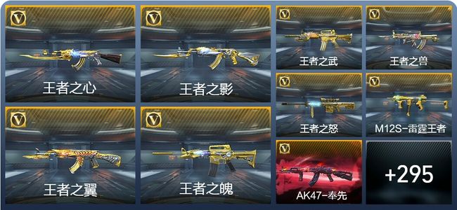 穿越火线：枪战王者V9 24王者武器 335英雄武器 13英雄角色 700万化 大师SS