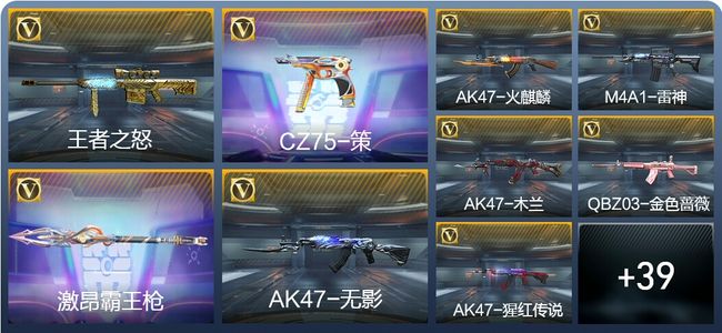 穿越火线：枪战王者V5 1王者武器 72英雄武器 新锐