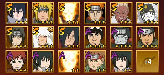 火影忍者V7 9S忍 22A忍 124忍 1261S碎片 14通灵 400W战力 前1000名 暗部