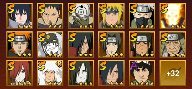 火影忍者V10 16S忍 34A忍 173忍 2067S碎片 16通灵 900W战力 暗部