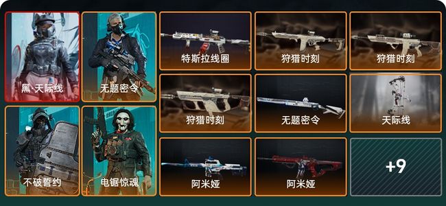 三角洲行动总资产171M 4干员外观 1传说枪械 黑鹰