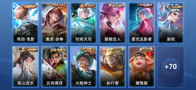 王者荣耀1典藏 2传说 26史诗 81皮肤 102英雄 永恒钻石I