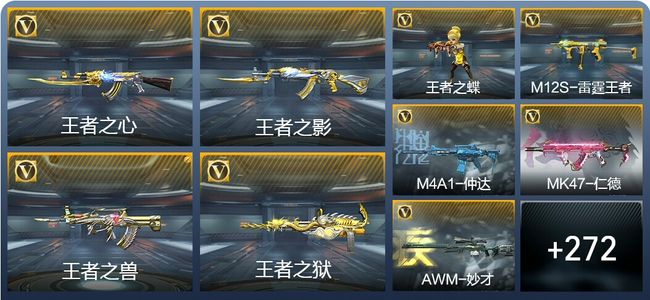 穿越火线：枪战王者17王者武器 281英雄武器 9英雄角色 504万化 专家S