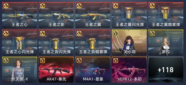 穿越火线：枪战王者V7 8王者 137英雄武器 3英雄角色 295万化 专家