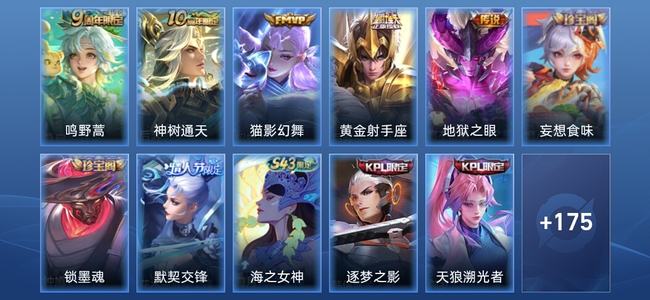王者荣耀V4 5传说 47史诗 203皮肤 绝世王者