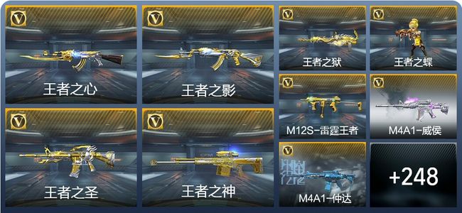 穿越火线：枪战王者V8 23王者武器 283英雄武器 55英雄角色 500万化 枪神