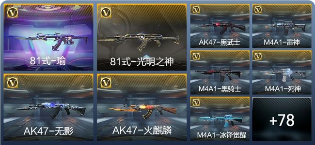 穿越火线：枪战王者87英雄武器 2英雄角色 219万化 大师