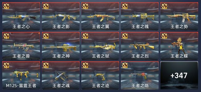 穿越火线：枪战王者34王者 350英雄武器 11英雄角色 799万化 专家S