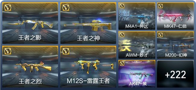 穿越火线：枪战王者17王者武器 231英雄武器 6英雄角色 443万化 专家S