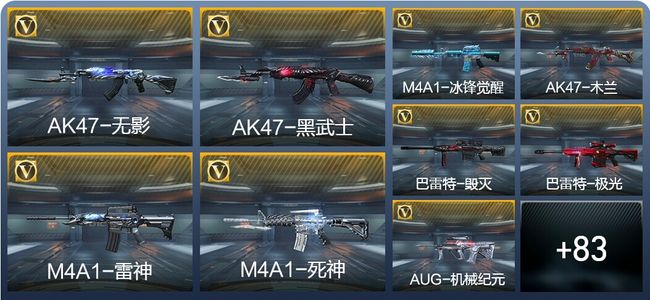 穿越火线：枪战王者V5 102英雄武器 1英雄角色 184万化 精英