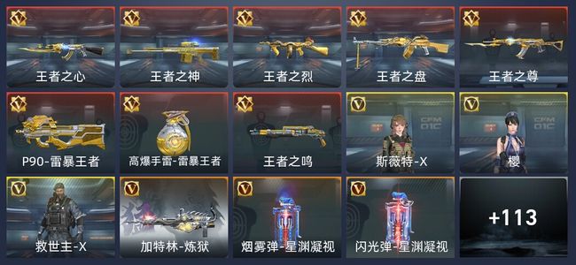 穿越火线：枪战王者8王者 146英雄武器 3英雄角色 142万化 枪王