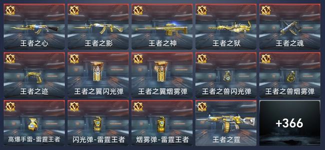 穿越火线：枪战王者V7 24王者 368英雄武器 12英雄角色 510万化 专家S