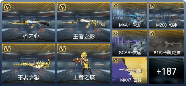 穿越火线：枪战王者V4 15王者武器 218英雄武器 5英雄角色 279万化 大师