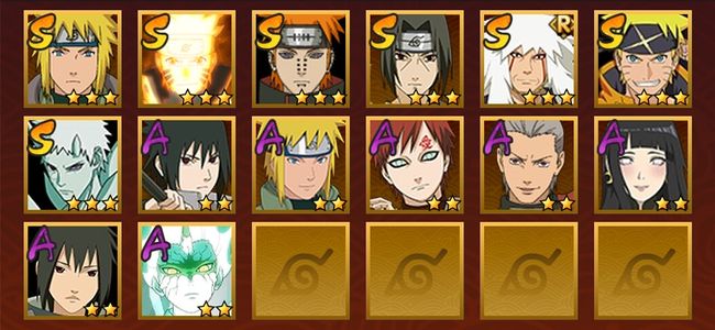 火影忍者V1 7S忍 7A忍 44忍 775S碎片 8通灵 200W战力 暗部