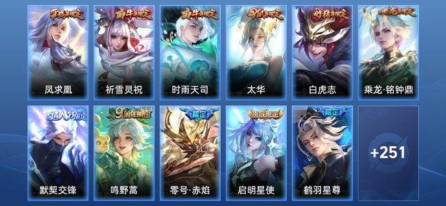 王者荣耀V9 27传说 77史诗 262皮肤 122英雄 尊贵铂金I