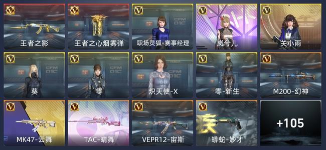 穿越火线：枪战王者V5 2王者 112英雄武器 7英雄角色 262万化 新锐