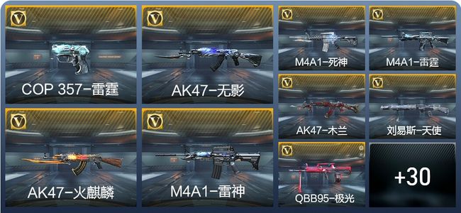 穿越火线：枪战王者V1 41英雄武器 35万化 专家S