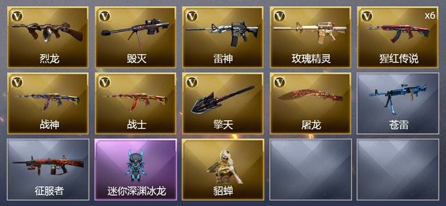 穿越火线（CF）14V武器 3皮肤 可排位 新锐