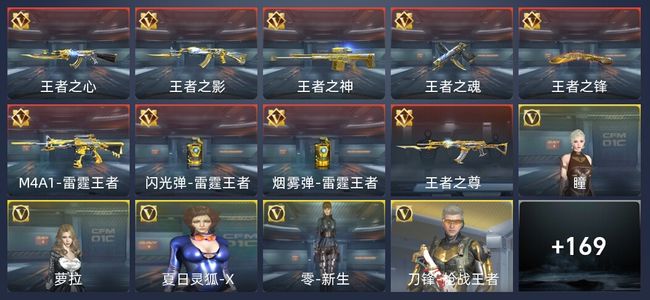 穿越火线：枪战王者9王者 178英雄武器 5英雄角色 303万化 新锐