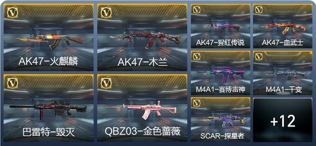 穿越火线：枪战王者21英雄武器 33万化 精英