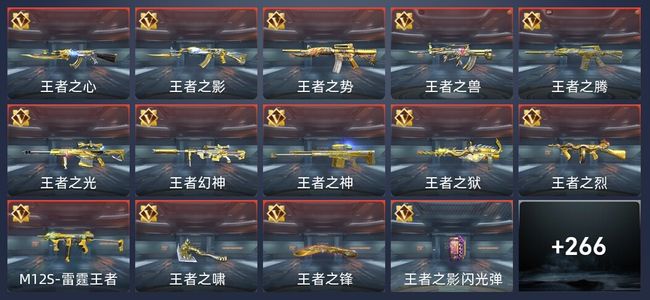 穿越火线：枪战王者V9 21王者 293英雄武器 10英雄角色 524万化 大师S