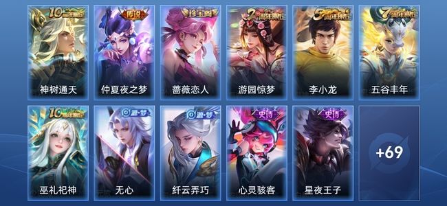 王者荣耀V4 2传说 20史诗 80皮肤 尊贵铂金III