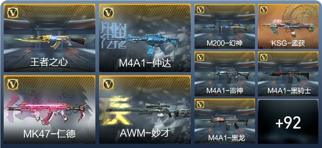 穿越火线：枪战王者V4 2王者武器 112英雄武器 1英雄角色 140万化 枪圣SS