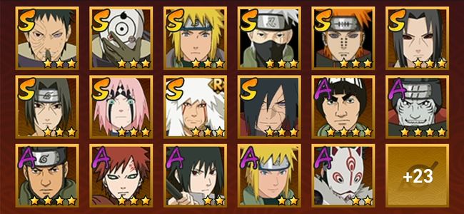 火影忍者V10 10S忍 30A忍 161忍 1381S碎片 17通灵 700W战力 中忍