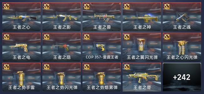 穿越火线：枪战王者V8 19王者 246英雄武器 10英雄角色 491万化 枪神